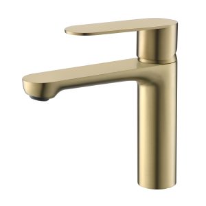 INTER CERAMIC BATHROOM FAUCET BRUSH GOLD